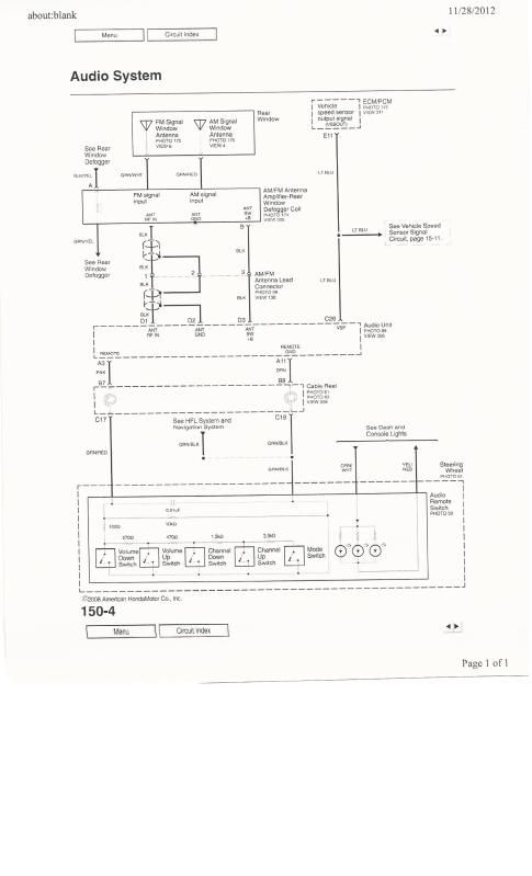 2007 TL Audio and Navi Wiring Diagram - AcuraZine - Acura ... acura tl audio wiring diagram 